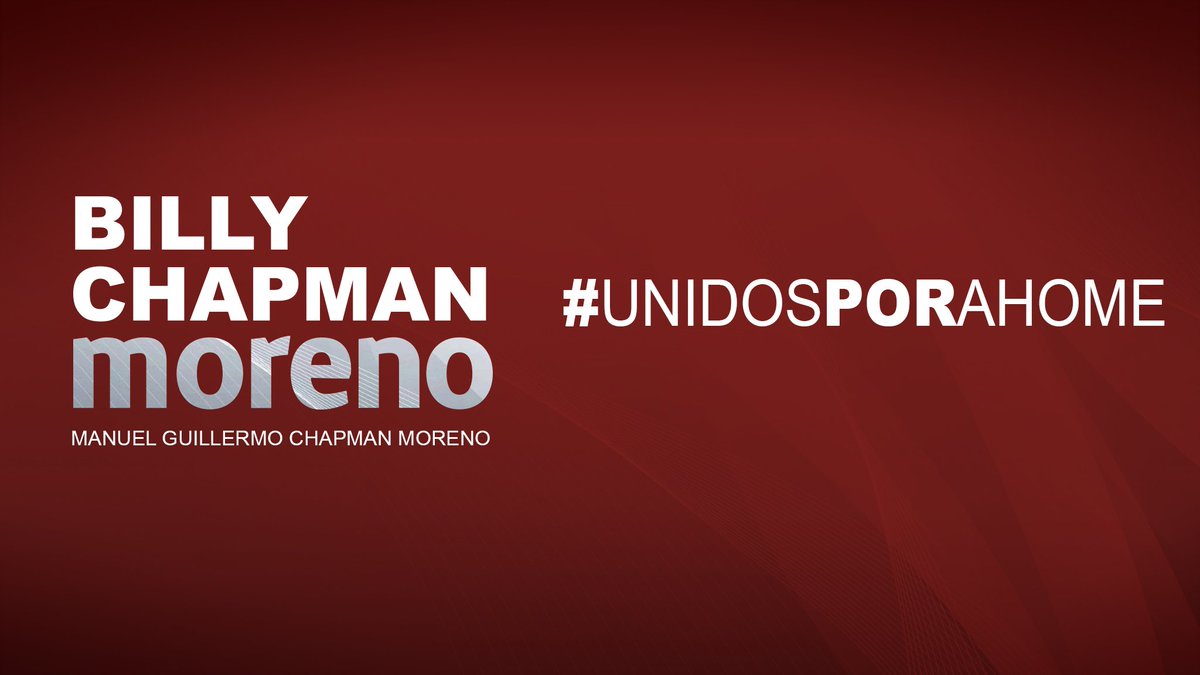 AhomeChapman's tweet photo. #UnidosPorAhome Les comparto imagenes para sus portadillas en Redes sociales. Apoyemos el cambio real. #BillyChapman https://t.co/gwKVhoOMuB