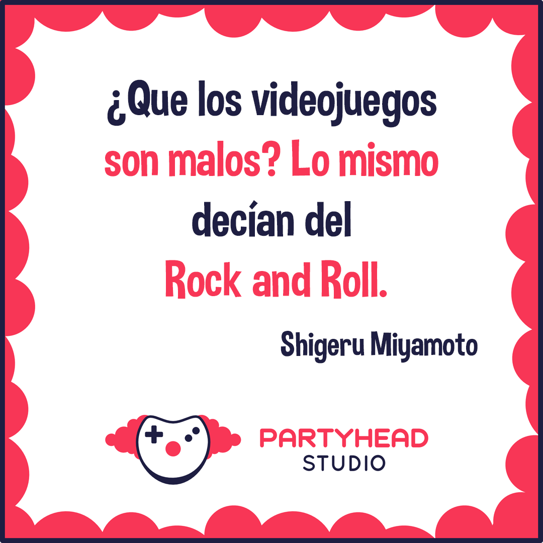 PartyHeadStudio's tweet photo. ¿Que los #videojuegos son malos? Lo mismo decían del Rock and Roll.... Shigueru Miyamoto

>> https://t.co/rBiRsaA4oY

#gamedev #indiegames #gamedesign #mobilegames #gamedevelopment #videogames #makewithunity #artwork #art #mobilegames #androidgames #conceptart #inspiration https://t.co/vWGLqApNLo