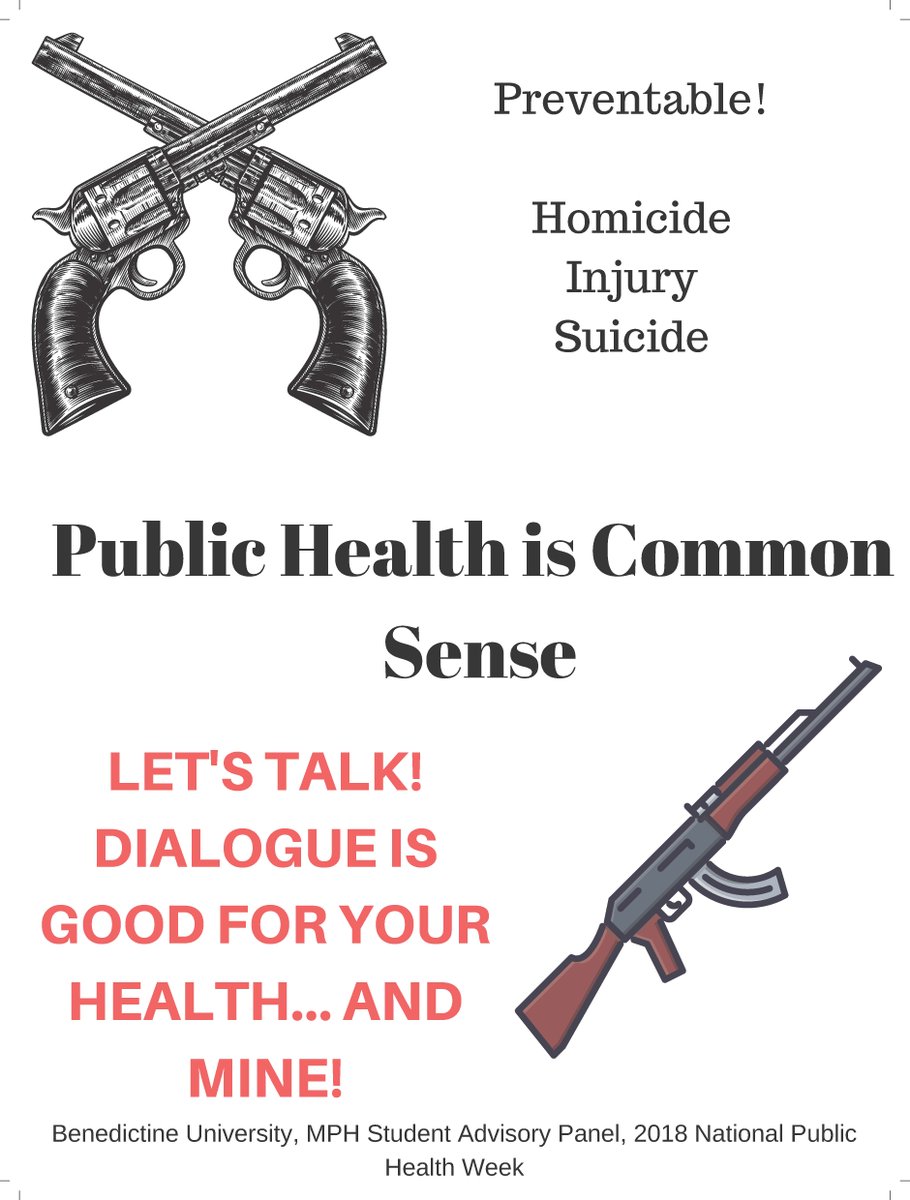 BENUMPHSAP's tweet photo. It's NATIONAL PUBLIC HEALTH WEEK! Today's theme is Injury and Violence Prevention. Check out the infographic shared by MPH SAP Exec Board Member Janice !
@NPHW @PublicHealth 
#NPHW18 #PublicHealth #BenU https://t.co/wDP6g6EN3S