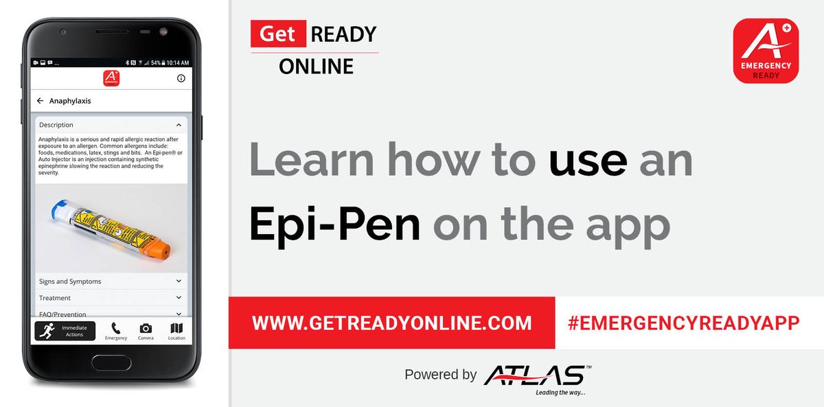 GetReadyGlobal's tweet photo. Learn how to use an Epi-Pen on our app.
For more information, please sign up for our brochure and intro video https://t.co/UDKjpydCNf
#EmergencyReadyApp #EpiPen #FoodAllergy @nonuts4mefaa @FoodAllergyZone @faactnews @FoodAllergy @KeepSmilin4AB @BCBSAssociation @FoodAllergyBuzz https://t.co/jMARWr1Q1D