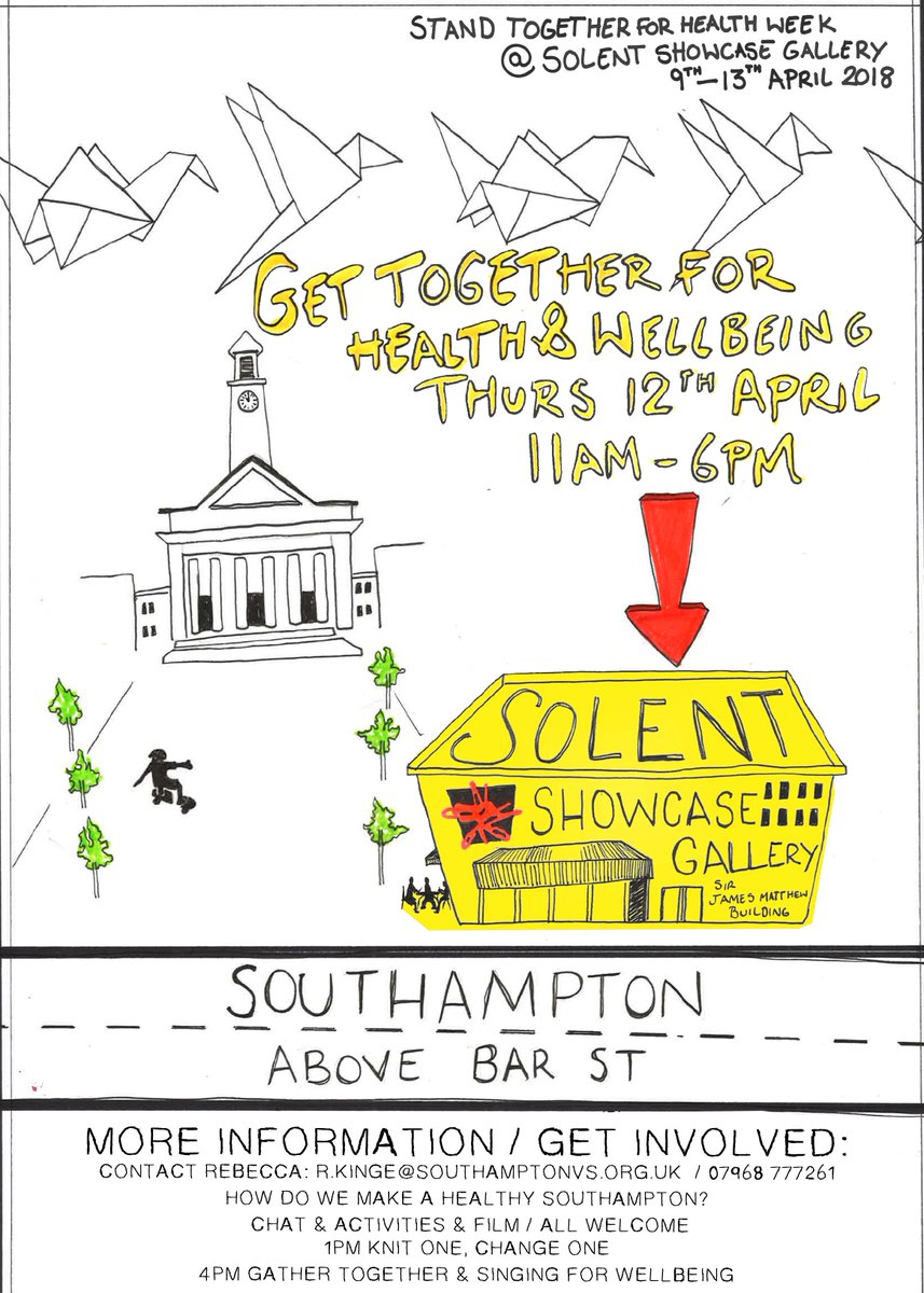 kinge_rebecca's tweet photo. #HealthGetTogether is Thurs 12 April. Drop in 11am -6pm and let's explore health together. https://t.co/6PkiHcdh31