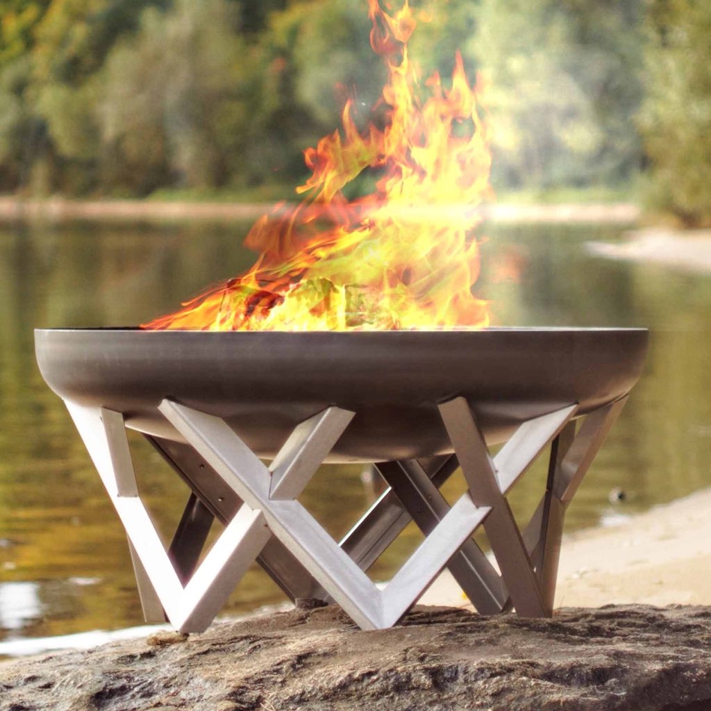 Introducing Awen, our newest fire pit made of high quality stainless steel. With stainless or rusting steel bowl🔥bit.ly/2Iv3chH🔥
#firepit #firebowl #steelfirepit #logburner #woodburner #glamping #glampingfire #gardenparty #bbqfirepit #livefirecooking #firepitcooking