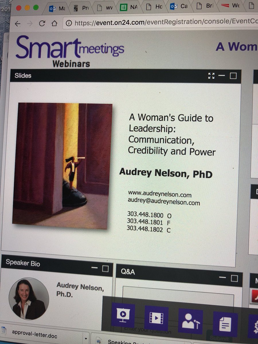 KatePatay's tweet photo. Getting ready for a fab @SmartMeetings webinar #Meetingprofs #eventprofs #smartmtgs https://t.co/A9JvwJX4XM