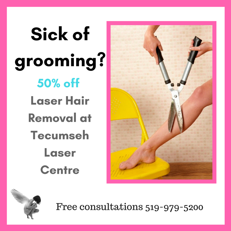 We are offering 50% off on hair removal! Hurry in!