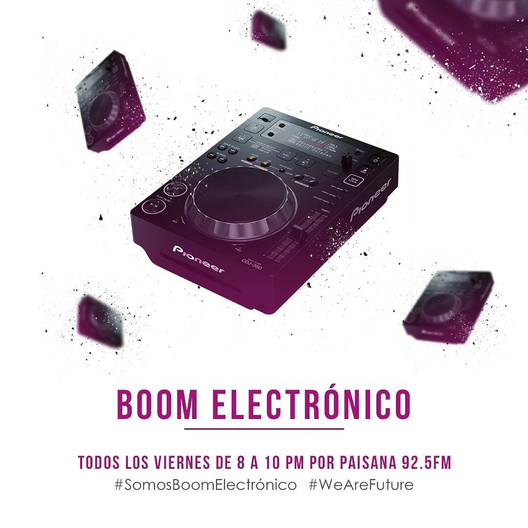 boomelectronico's tweet photo. Mañana volvemos gente electrónica, después de unos días de vacaciones. #BoomElectronico #SomosBoomElectronico #Boom #Boom #BoomDance #Music #ElectronicMusic #HouseMusic #FutureHouse #Voice #FelizJueves https://t.co/zFvqkXUFVs