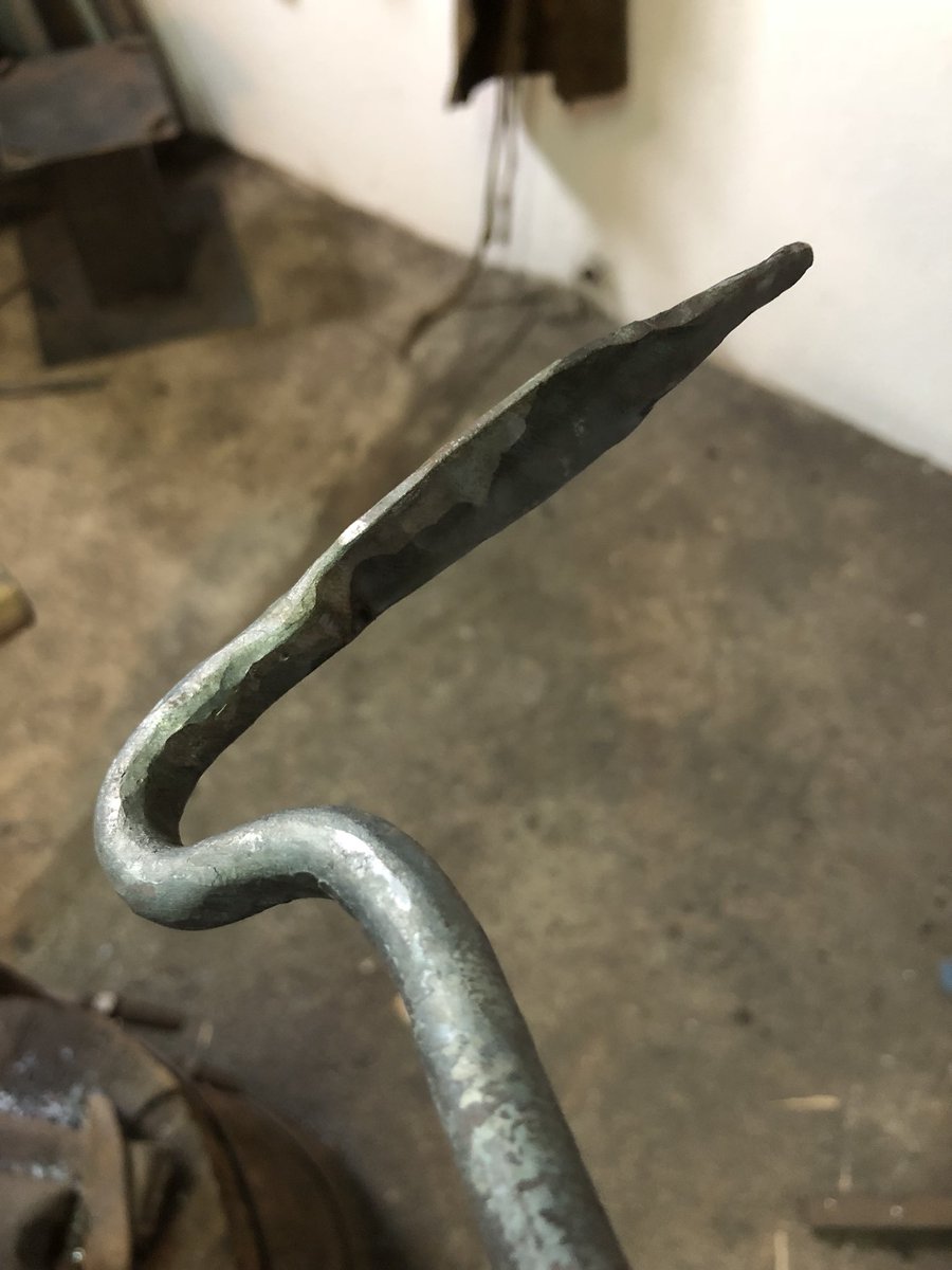 Creativesiron's tweet photo. I made this fire 🔥 poker for my cousin, but I will keep it for myself... I didn’t have one in my smithy! I must make another one for her.
#fire #fireplace #tool #firepoker https://t.co/1zTEeQaPcX