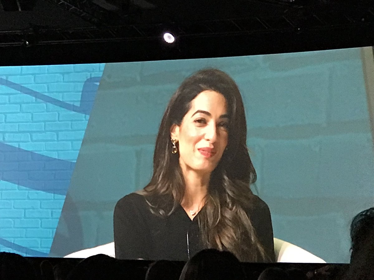 Closing keynote Amal Clooney #workhuman #globoforce