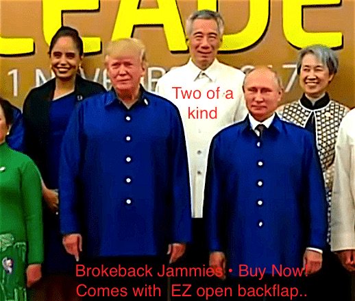 ICDetroitGirl's tweet photo. @danpfeiffer the BRIDE of putin.... installed &amp; maintained by pooty inc. https://t.co/kEO0XfKRXE