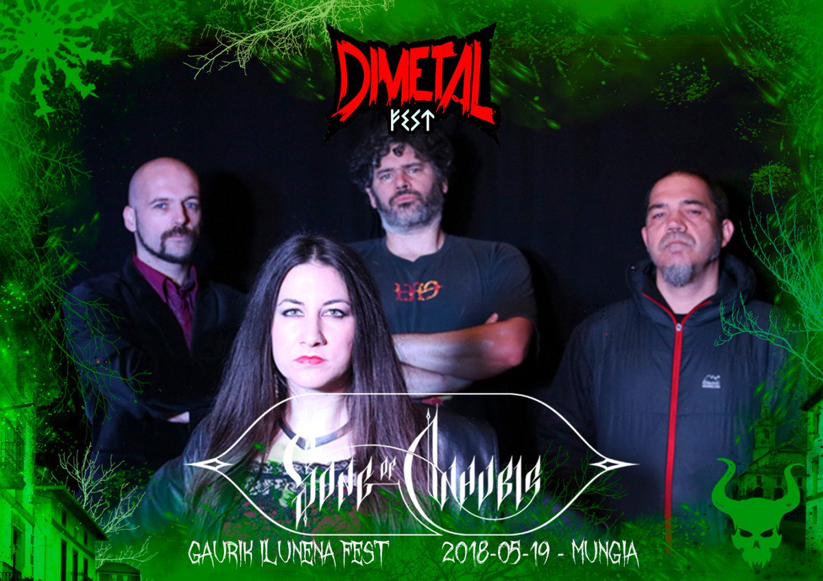 dimetalfest's tweet photo. 💀SONG OF ANHUBIS💀 (Rock/Gothic Metal) #GaurikIlunenaFest #Dimetal #DimetalFest #DimetalFest2018 @AzkenZarata https://t.co/XsVYGRSoUE