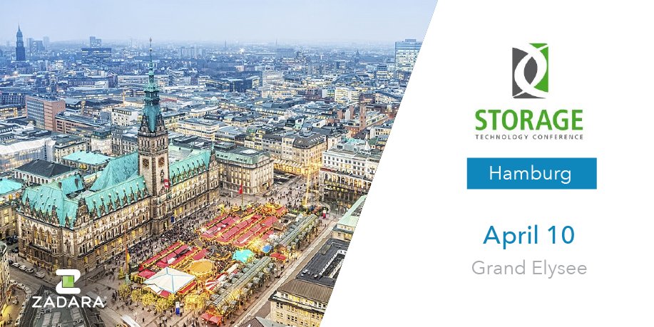 Zadara's tweet photo. Attending #STORAGETC Hamburg? Make sure you come find us to learn about our universal storage solution #ZadaraCloud https://t.co/6bC5XWqD7I