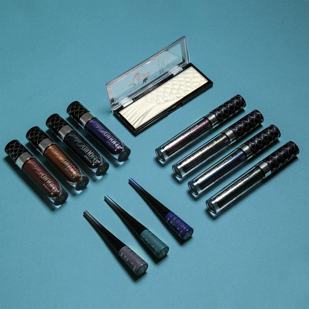wetnwildbeauty's tweet photo. RT to spread the news that our Midnight Mermaid collection is BACK and available for purchase at https://t.co/aLPDW3GN7Q and in-store at @UltaBeauty on 4/15! #wetnwildbeauty #midnightmermaid https://t.co/22qACfbHPi https://t.co/QxIaetGSQE