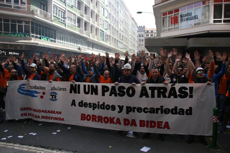 UNIDOS_PT's tweet photo. COMPAÑER@S!! CON LAS MEDIDAS PLANTEADAS NO VAMOS A PERMITIR UN CIERRE ENCUBIERTO. 
NO VAMOS A PERMITIR UN DESPIDO, NO VAMOS A PERMITIR PRECARIEDAD, y NO VAMOS A PERMITIR QUE #ProductosTubulares SEA OTRA RUINA INDUSTRIAL EN #Ezkerraldea
NI UN PASO ATRAS!! JOTAKE IRABAZI ARTE!!! https://t.co/YgG1t8Ac4U