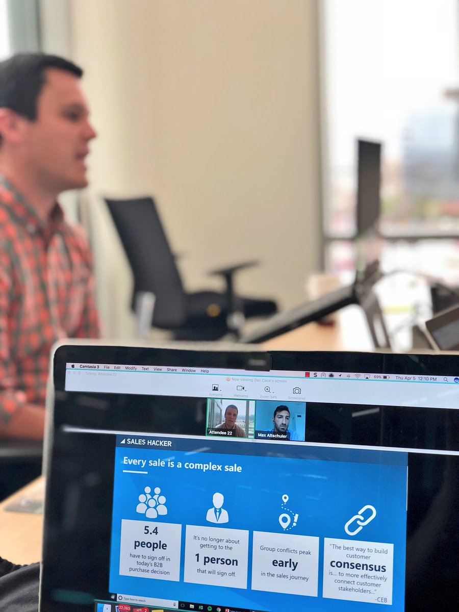 LucidSoftware's tweet image. Our SVP of Sales @dancook22 &amp;amp; the legendary Max Altschuler @HackItMax discussing how every sale is a complex sale. #AccountMapping lucidchart.com/pages/solution…