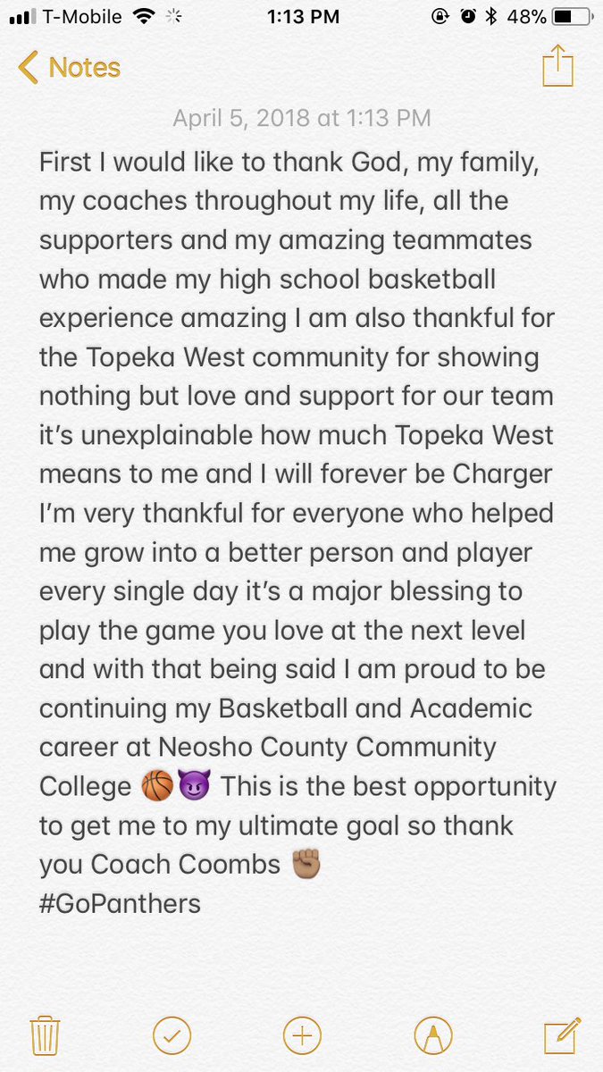 Koriyon_Carr's tweet photo. Committed ✅ @GoNeoshoHoops @TopekaWestAthle @CoachCoombs34 https://t.co/bNilhljkXi