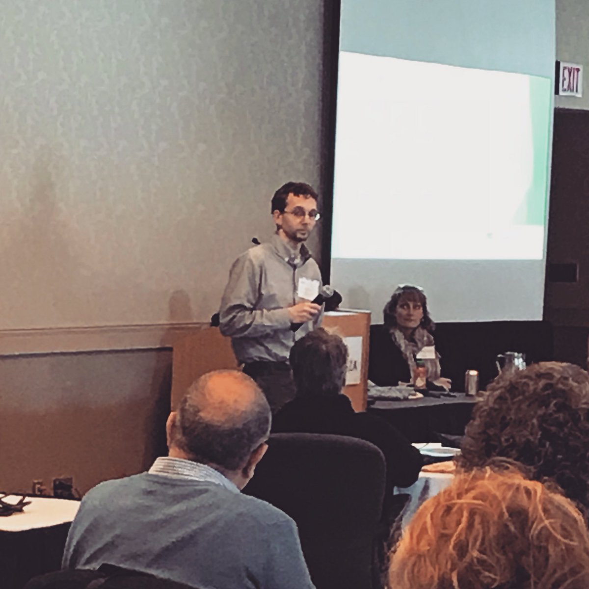 Alex Liuzzi giving PELSB Updates at the MACTE Spring Meeting.