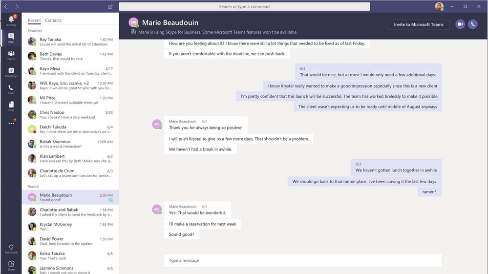 Clear out of office microsoft teams