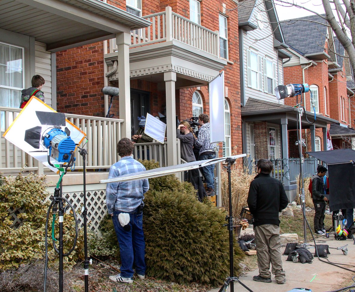 mikellevirey's tweet photo. Can we shoot on your porch? We don’t have that much gear. #takeover #5years
#film #director #actra #setlife #production #kidstown #tv #bts #onset #actor #work #RED #filmmaker #toronto #oakville #porch https://t.co/43nIfaASGD