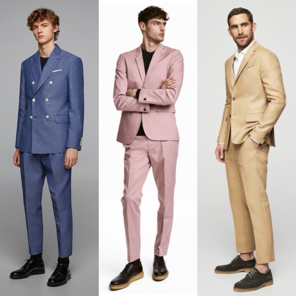 Javiermoslaga's tweet photo. Lección de estilo:

Traje cruzado: Se adapta a los cambios de la temperatura y brinda un verdadero toque  de formalidad.
Traje en rosa: Es sinónimo de frescura con aires de modernidad.
Traje Khaki: El mejor aliado del verano que te permite jugar con una extensa gama de calzados. https://t.co/KZNYW5aYH2