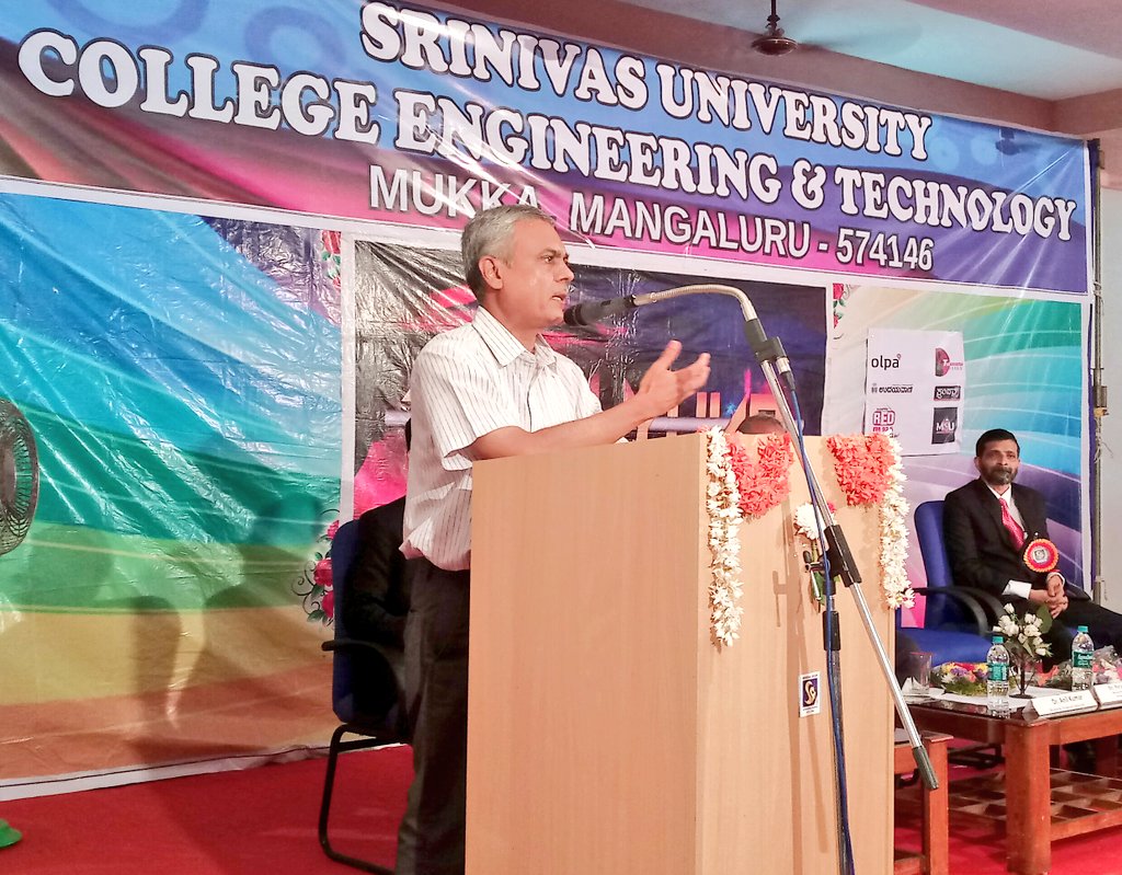 TechYuva's tweet photo. @SSEMukka @shreeprakashb @DrRKHegde @SUCETMukka @kkaushikp @Sahanaakaranth @ProfSRK @prasanna_rao @Rajendr92647420 @Hegde_Pratheek @pkotian50 @nishithapoduval @Yarhok @Shetty01Shetty @Kishore725959 @ananya0822 @Ashok73330589 @Prajna001 @bhat_poornima @aneeeta_jose @LALITSHAH33 @hashmangalore @mtodayteam @AbhiKarwar @MangaloreCity @Vidyadevi828942 @SwasthikGhate @manipalblog @elizer_shadap @KalpPra @knowafest @TechFestNews @surajyvkotian @abhijaysrivast2 @techfestclub @Aparnansbhat @MayyaShashanka @redfmmlr @umadevisomu @MogerShekhar @ShazanAbdullah @kulal_shashank Senior Researcher Dr. Niranjan U C, Director R&D, #ManipalDotNet Pvt Ltd inaugurated #TechYuva2K18 #TechYuva18 today at #SUCET #SrinivasUniversity #Mukka #Mangaluru. Dr @shreeprakashb @DrRKHegde #DrAnilKumar & @AbhiKarwar were present #TechYuva @SSEMukka @SUCETMukka #ಟೆಕ್_ಯುವ https://t.co/qa7bFHZkaH