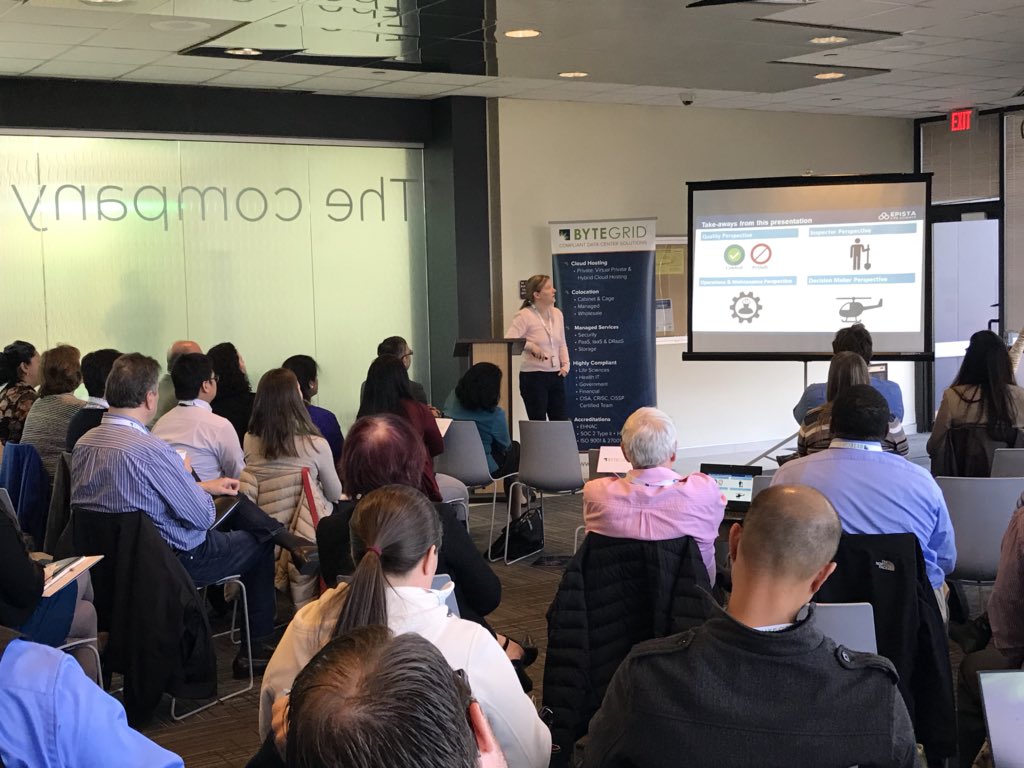 BYTEGRID (@bytegrid) on Twitter photo Marie Gustafsson from <a href="/EpistaLS/">Epista Life Science</a> explaining the benefits of #cloudhosting #gxpcloudconf Marie Gustafsson from <a href="/EpistaLS/">Epista Life Science</a> explaining the benefits of #cloudhosting #gxpcloudconf