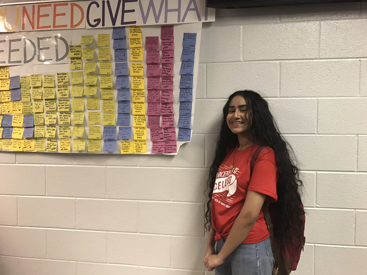 battlefieldARK's tweet photo. ARK club is celebrating teacher appreciation week early! Teachers, look for the ARK poster in the commons and feel free to take a personalized sticky note!!! #ARKtivity https://t.co/8hjrIa9LEx