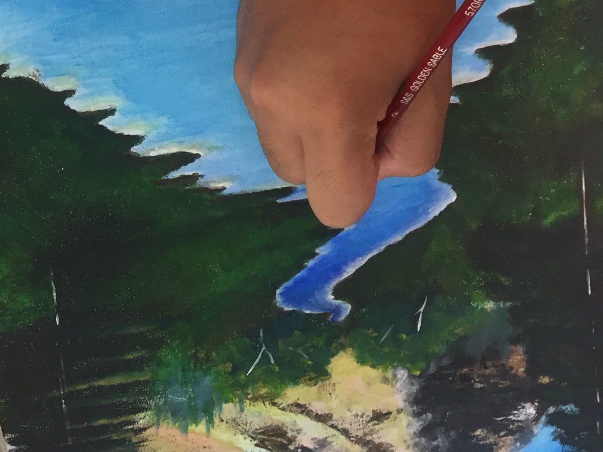 Kelli_Cody's tweet photo. Studio work from @ACSintschools #doha #IBDP #Visualarts Ss today stencils, painting and sewing #artsed #IBDPVA https://t.co/4hjEZalFrm