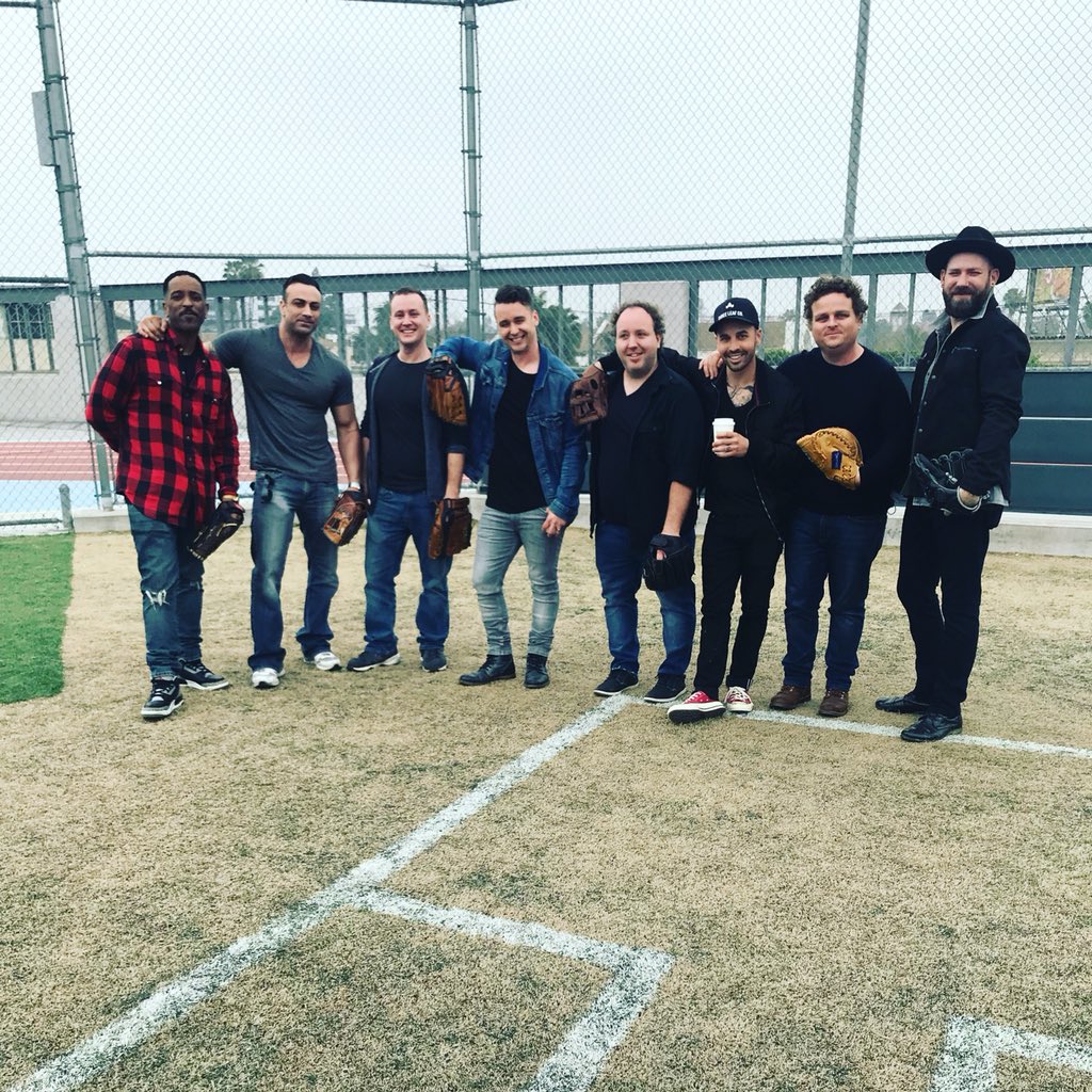 PatrickRenna's tweet image. 25 years in the making with this photo. #sandlot25th photo cred @GadiNBC @DMESandlot