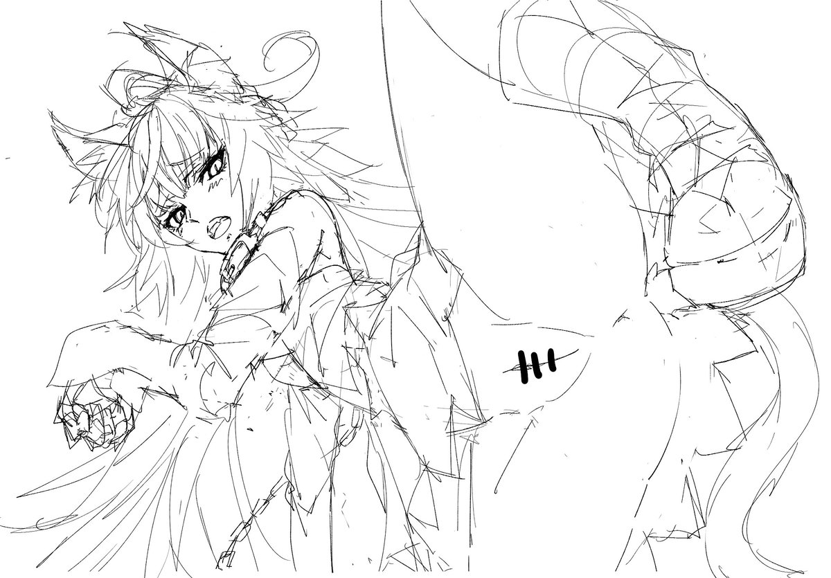 バサランテさん描きこぉ(*'ω`*)
無駄にでかい首輪すこ 