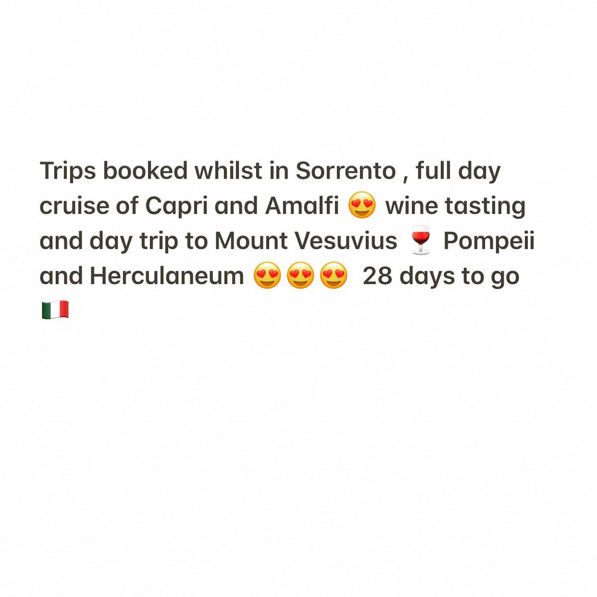 LisaMammone's tweet photo. This happened today 🙌🏼🙌🏼🇮🇹🇮🇹😍🍷🛥🌋 https://t.co/6RHgaHOFG4