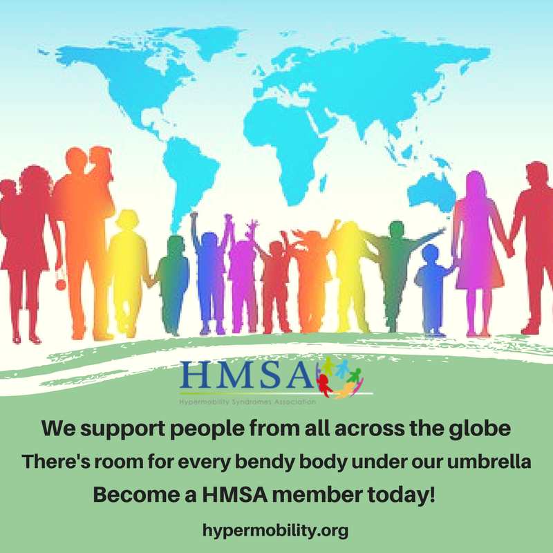 HMSACharity's tweet photo. The HMSA Charity offer support and advice to people with hypermobility syndromes across the globe. 

This includes: #HSD, #EDS all sub-types, #MarfanSyndrome, #OsteogenisisImperfecta, #SticklerSyndrome, #Pseudoxanthoma.

Details of our memberships here: https://t.co/EOaj4CM0Q9 https://t.co/lNk9oaBma5