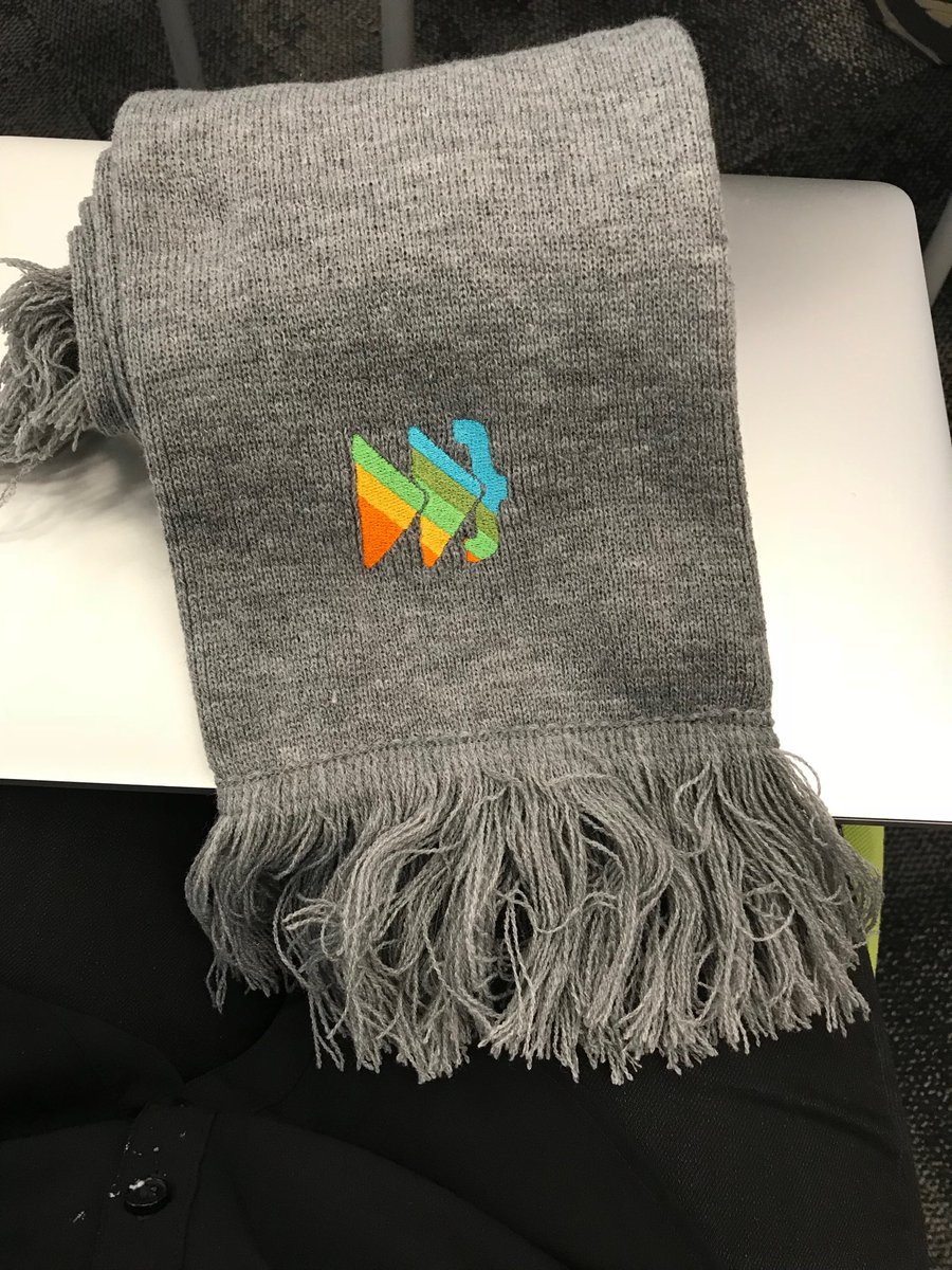 VossJenn's tweet image. Thanks @forwardJS for this weather appropriate speaker gift! #forwardjs ❄️❄️❄️