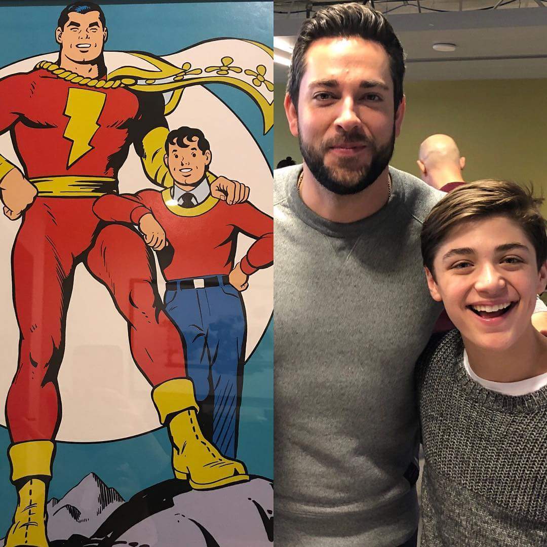 SomeGuyWhoRants's tweet photo. "One year to go for @ShazamMovie⚡

#Shazam #CaptainMarvel #shazammovie @ZacharyLevi https://t.co/c1xIeLt5QL