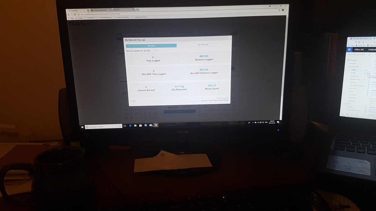 Kwwards's tweet photo. No matter how long the travel-commute, it's nice to tele-commute when possible. No commute tomorrow either! @AETGroup @TravelWiseWR @WRSusti @SustainableWat #CarbonCleanseWR #CommutingWeek https://t.co/Ws81DUTx7M