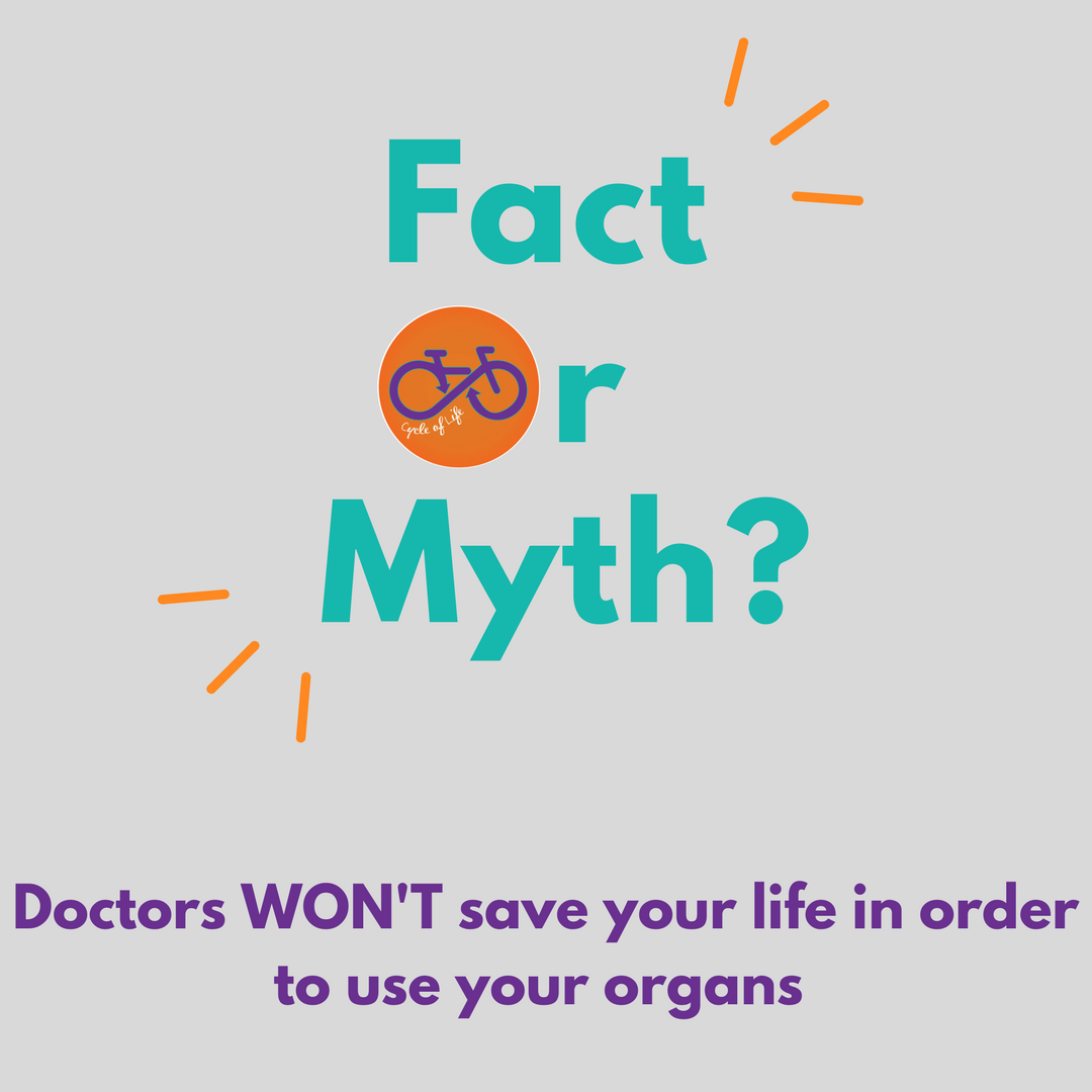 UWOPRSSA's tweet image. MYTH! Doctor's will do anything they can to save you and will treat all patients equally! #NODAC #CycleOfLife ##PRSSA