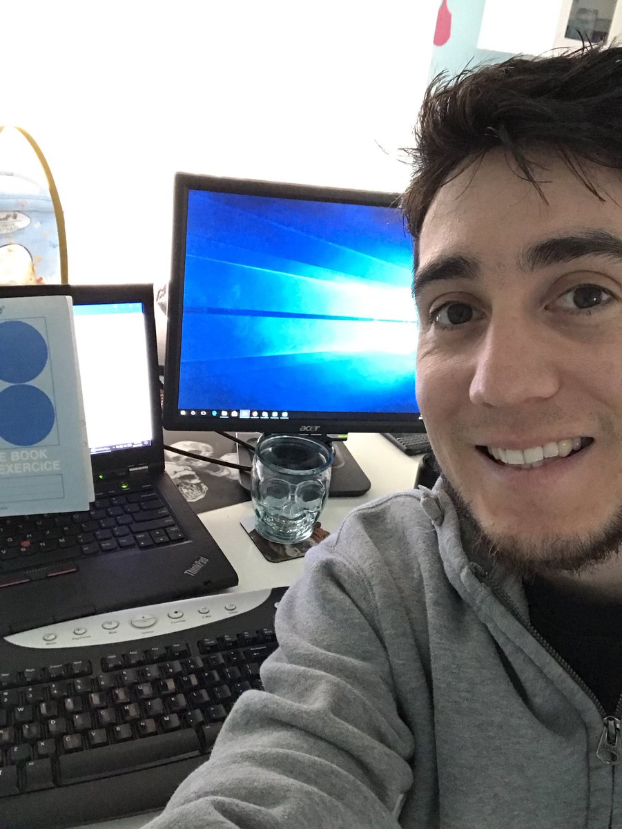 mbennettaet's tweet photo. Jack from @AETGroup humble bragged to me about how cool his set up while he worked at home. I disagreed until he showed me how tuckered out his coworker got! @SustainableWat @WRSusti #carboncleanseWR #Commutingweek @JMaracleAET https://t.co/RDQc8JTmqQ