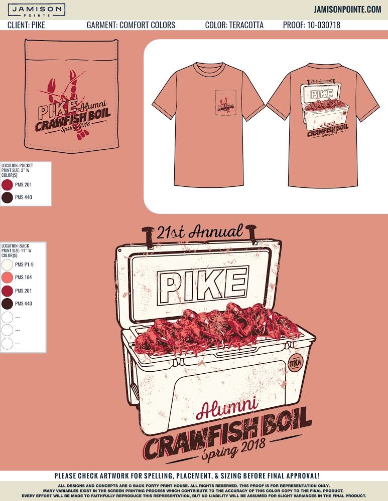 uca_pike's tweet photo. Its everyone's favorite time, RT this tweet for a chance to win a free Crawfish shirt! https://t.co/5seGEeymkQ