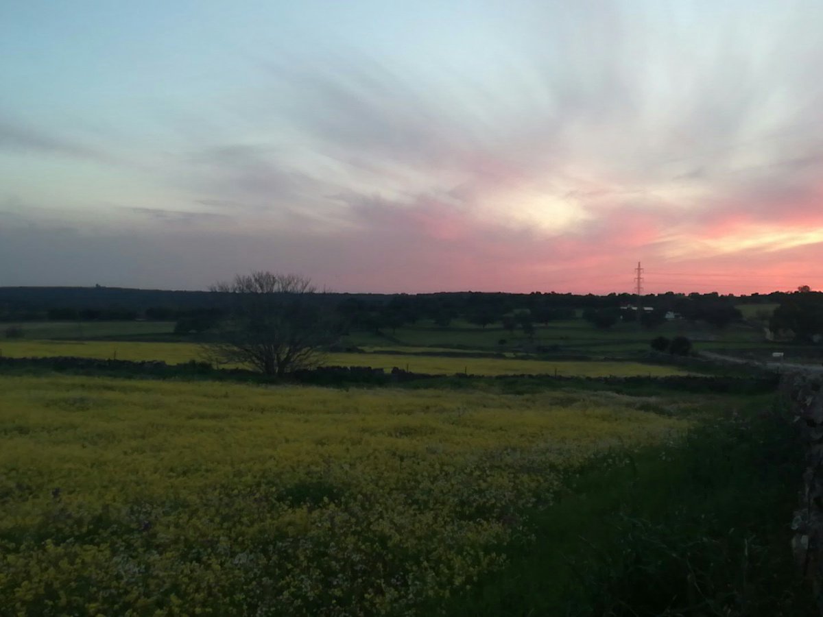 Atardecer #VillanuevadeCordoba #destinoAndalucia