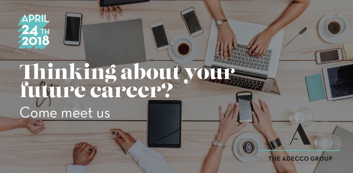 Call to students and career starters! We are hosting #ExperienceWorkDay around the world on April 24. In Zurich, at our Global Headquarters too. Come to network, ask questions and get the expert tips for your future career 

Register ➡️adeccowaytowork.typeform.com/to/Lsfnjt