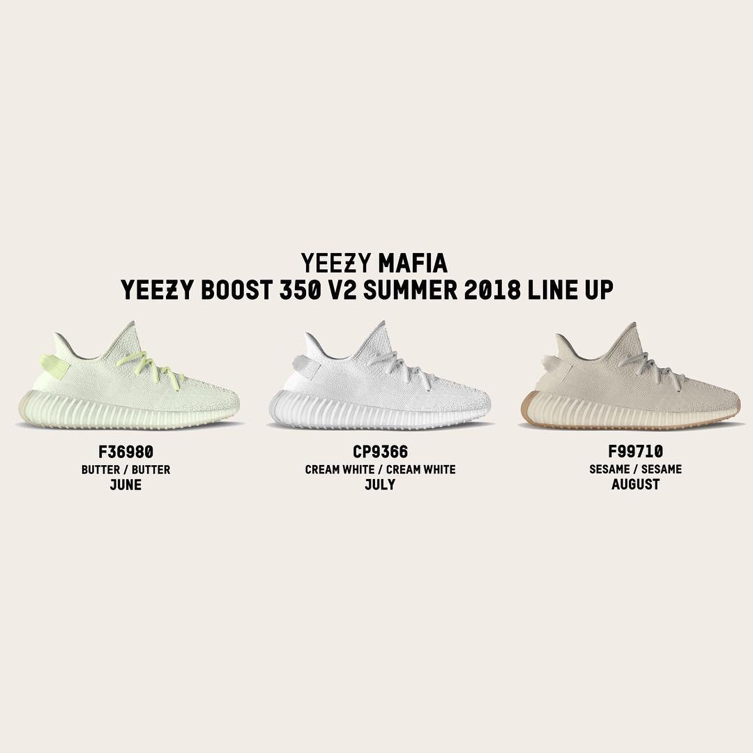 yeezy butter or sesame