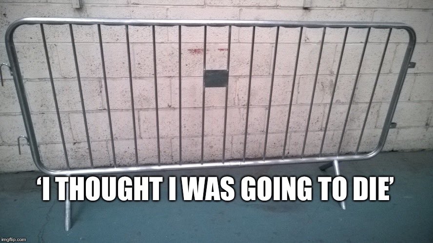 RingGeneral's tweet photo. Guard Rail feared for its life in Conor McGregor brawl... https://t.co/mXrh1o1Ilf