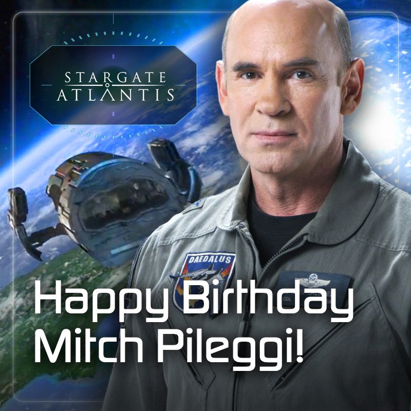 Happy birthday to the commander of the Daedalus, Mitch Pileggi! Atlantis would not have made it back without you! 
