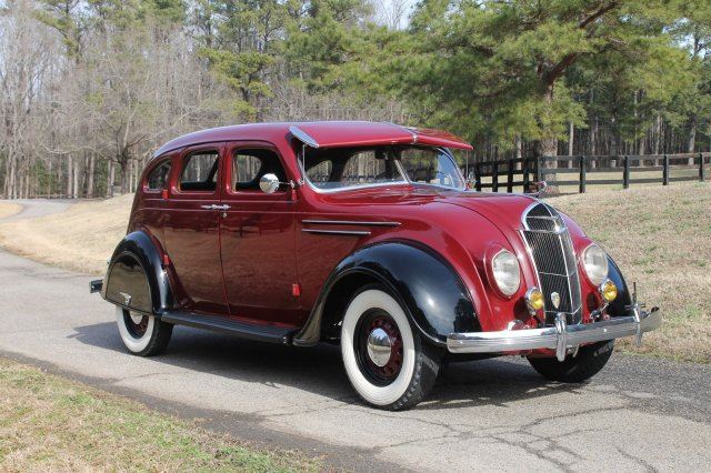Mercomatic's tweet photo. #Chrysler engineers discovered a conventional car running backward encountered less air resistance than it did running forward. The radical Chrysler &amp; #Desoto #Airflows were born out of this revelation. They were technically way ahead of their time, but 1935 buyers stayed away. https://t.co/g2IWwojtoy