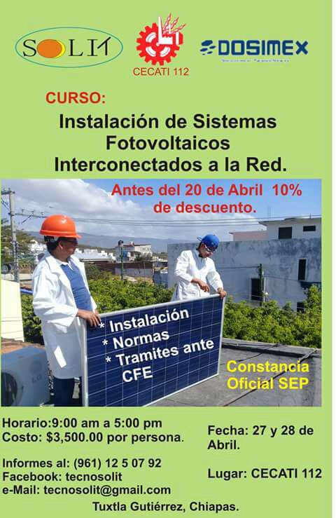 belencisneros's tweet photo. Oportunidad para salvar al planeta!! #InnovaciónChiapaneca #SolitRules #EnergíaSolar https://t.co/ySb2NqWmch