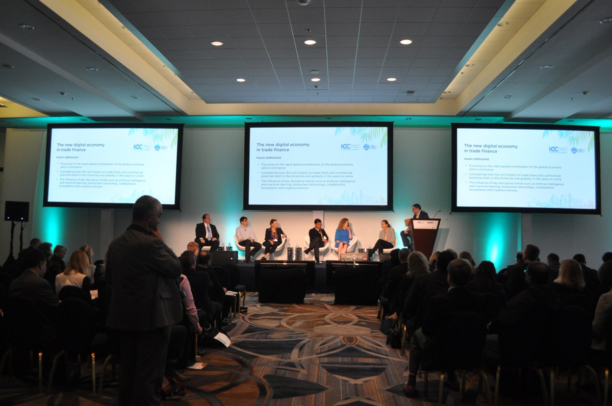 ICCBanking's tweet photo. "What will be our legacy?" Time to move beyond merely talking about #digitalisation and implement new updated rules and systems for #TradeFinance, says a lively panel at #BCMeeting. https://t.co/yEsD5vnyj9