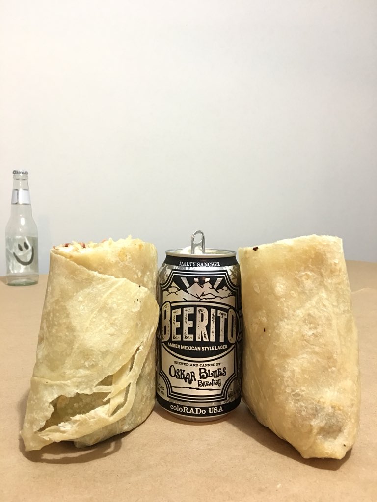 wordup_turtle's tweet photo. happy #nationalburritoday!
🍺
🌯
BEERito - mexican lager @oskarblues!
&
angel burrito - carne asada, shrimp, guac, sour cream, cheese, fries, cali sauce, double wrap, add bacon, no rice @calitacosoc!
#beerito #oskarblues #angelburrito #calitacos #cocktailsanddreams #drinkme https://t.co/CUIgb1W8u3