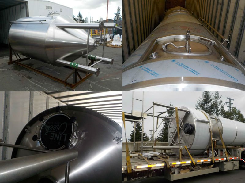 SpecMec's tweet photo. #shipping @LineCreekBrew #30bbl #brewhouse and #cellar.
#drink #craft #beer #today
#tbt https://t.co/UR2g3HUnLu