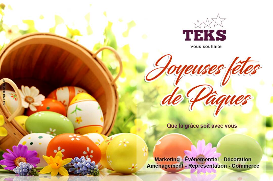 teksgroupe's tweet photo. Joyeuses fêtes de Pâques à tous...
La Qualité, Notre Référence ! https://t.co/VFq7ciV5RM