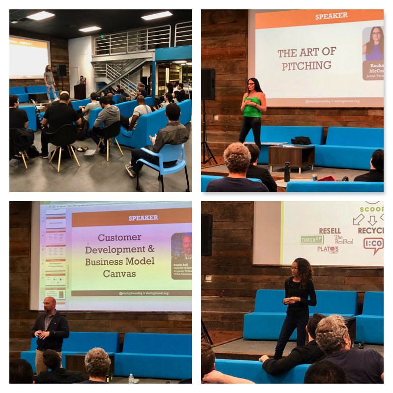 FoundersBoostLA's tweet photo. Amazing 1st session of @StartupBoostLA's Spring '18 pre-accelerator cohort at @ctrlcollective! Congrats to the great companies: @kitterlytweets @vawaa_ @usescoop @wrkprty @HelloPayclub @restlessnites @showpads @letzchatgroup On to week 2! @startupboosthq #preaccelerator #boostla https://t.co/DYbFnpgj2c