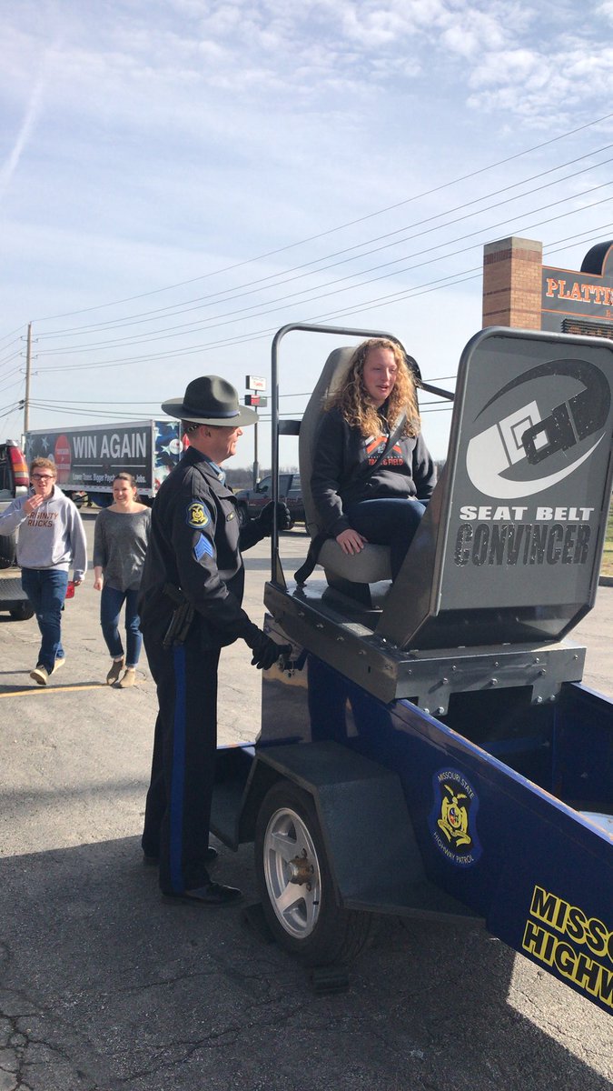 PlatteCountyR3's tweet photo. ARRIVE ALIVE: Thank you to @pchsinteract, @SADDPCHS, and DECA students for planning another successful #ArriveAlive event, designed to heighten distracted driving awareness. #MeaningfulExperiences #SafeAndCaring https://t.co/UMJlEHuKm8