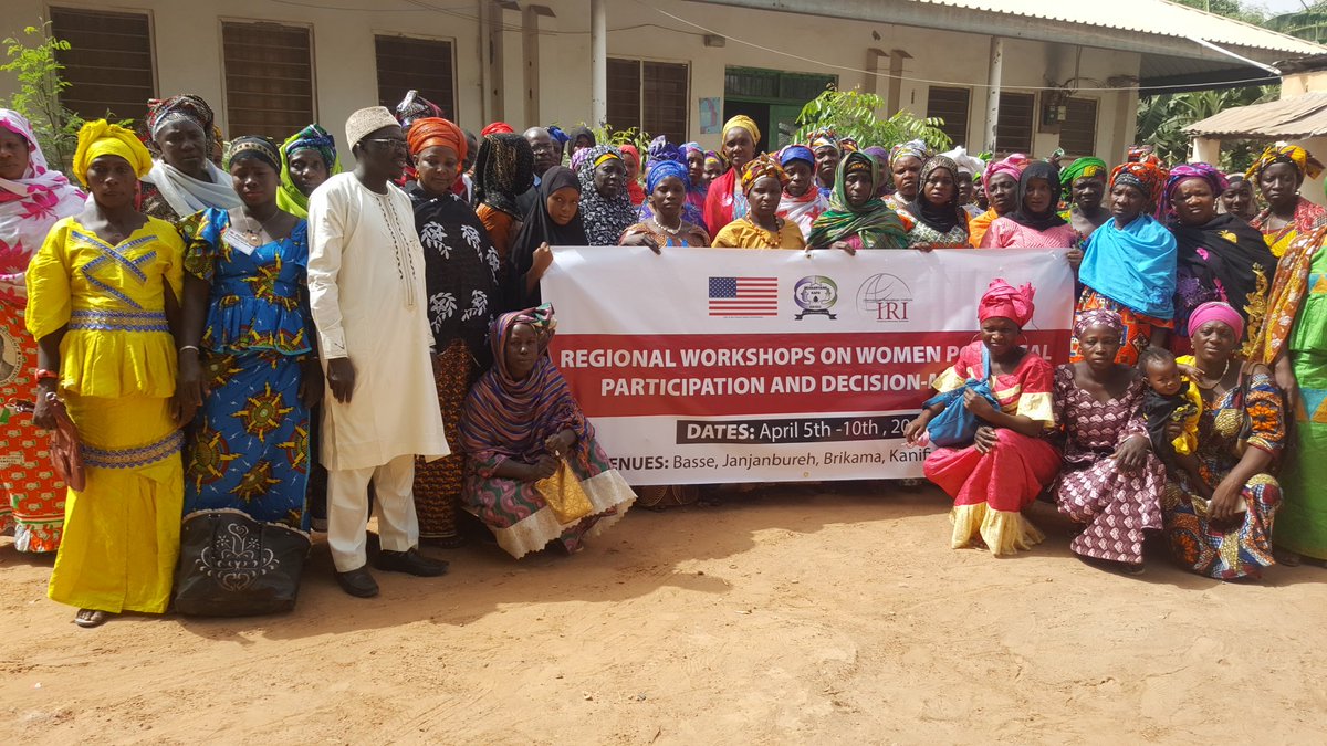 Sensitization workshop for women in Basse today